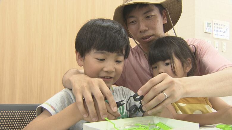 親子で組み立て