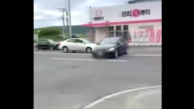 バックで暴走した車による事故（8月25日）