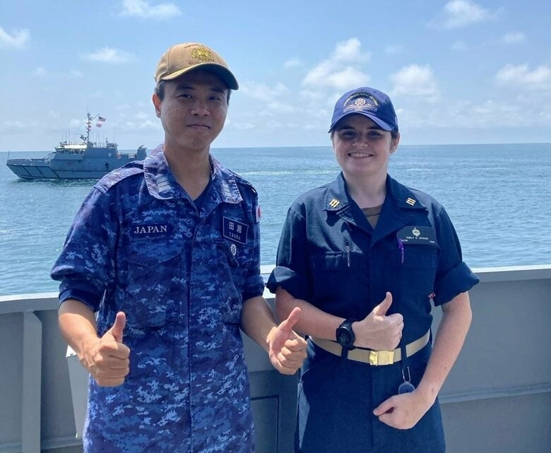 米海軍士官学校に派遣されていた田浦貴明二等海佐（41）