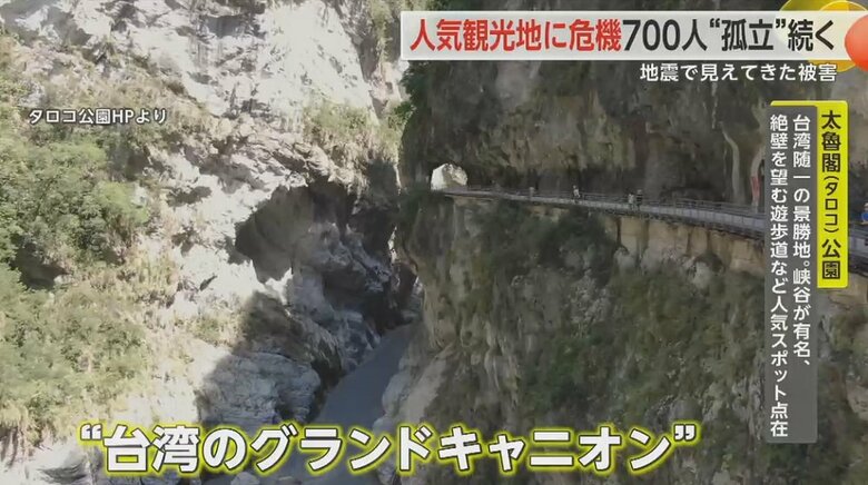 地震前の美しいタロコ公園