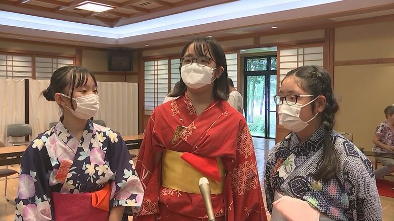 茶道教室に通う小学生が企画