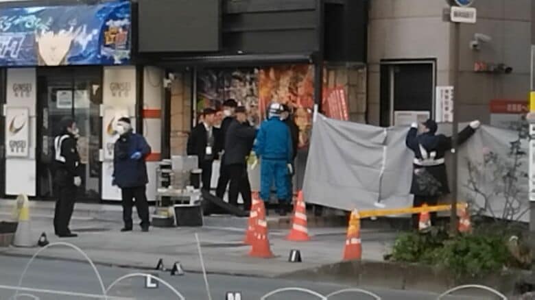 事件現場　JR長野駅前