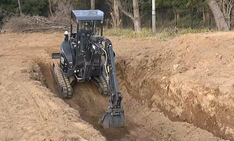 小型重機の訓練