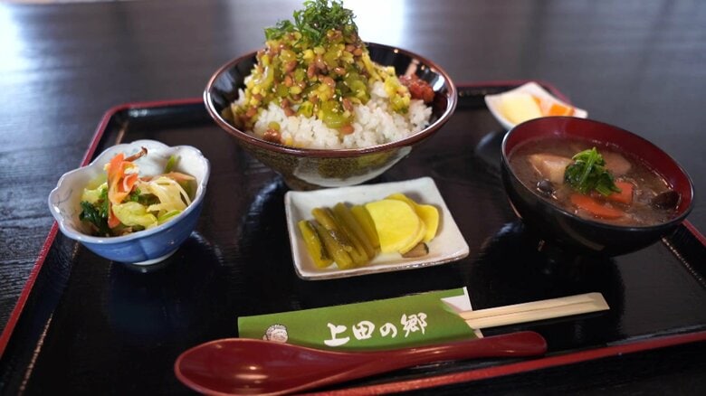 きりざい丼(小鉢･漬物・けんちん汁･果物付き)　1000円