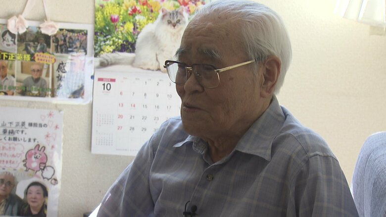 山下正英さんは被爆当時、工場で働いていた