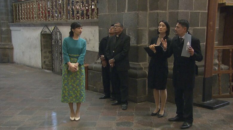 クスコ大聖堂を視察される　2023年11月