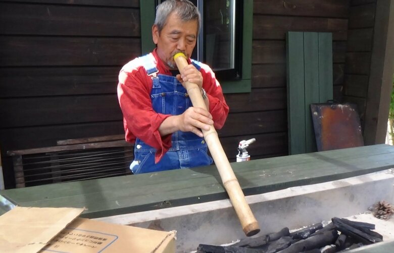 さちうす子さんの父親。島でのでの暮らしを楽しんでいるという