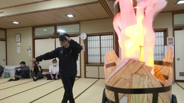 7月のあきた総文に向けて練習に励む生徒たち