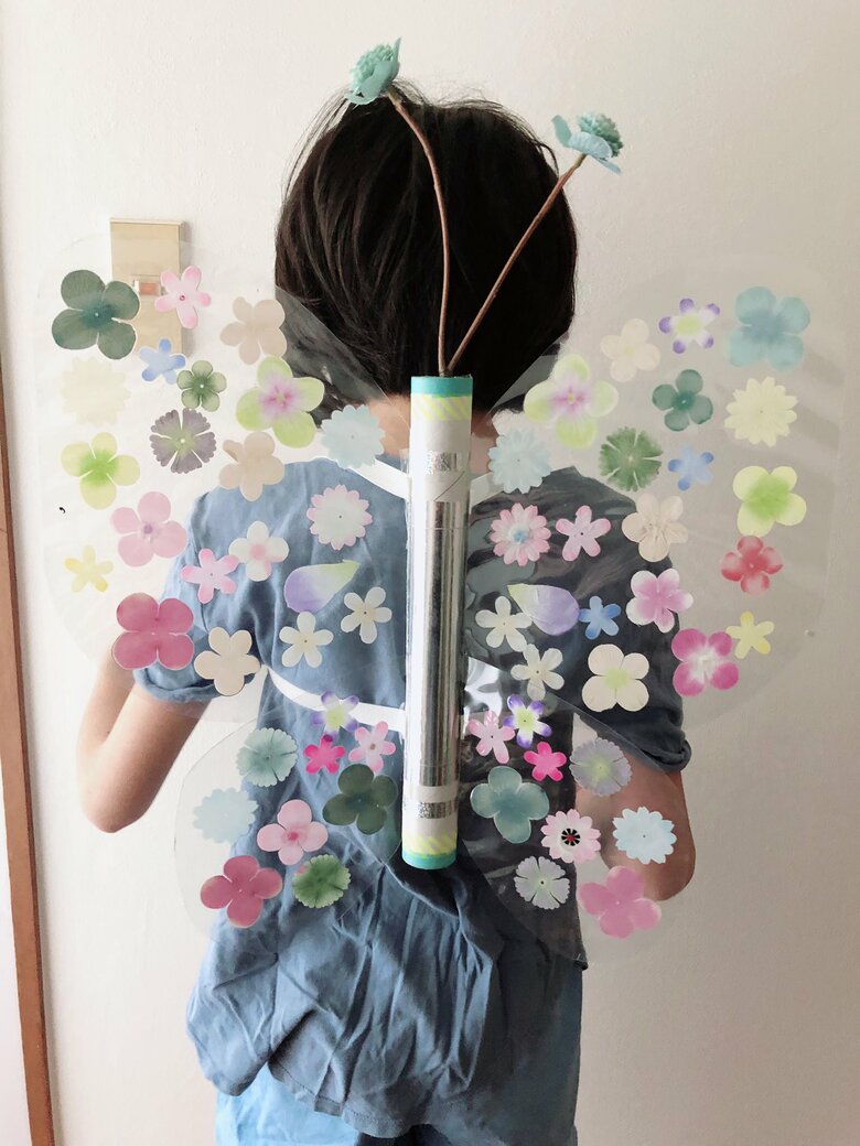 ちょうちょの妖精の羽（提供：あるる工作会社さん）