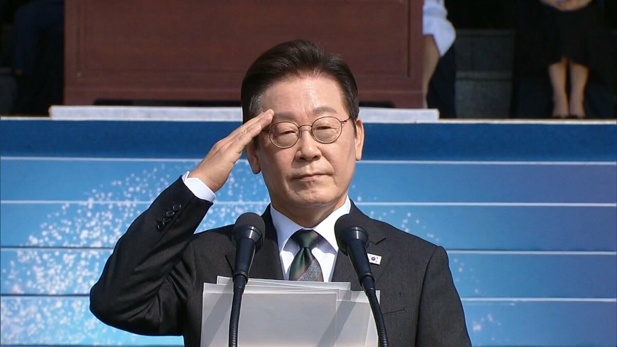 韓国・李在明大統領が軍の立て直しを訴え 尹前大統領の「非常戒厳 