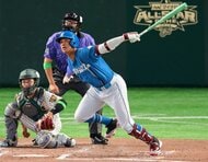 【日本ハム】オールスター第1戦、万波中正が4安打2打点でMVP「勝ち越しのタイムリーを打った時から、『もう全員凡退しろ』ってずっと思っていました」