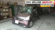 軽乗用車が大破し８０代男性が死亡　伊予市でトラックと出合い頭に衝突　警察が原因調べる【愛媛】