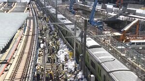 山手線内回り一部区間運休 JR渋谷駅改良工事