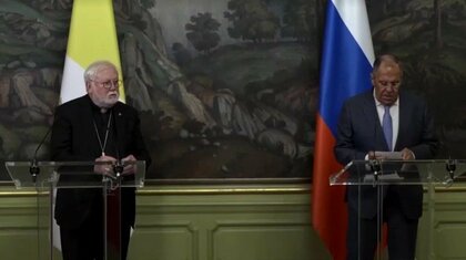 バチカン「外相」がロシア訪問、ラブロフ外相に停戦求める　ウクライナ侵攻後で初