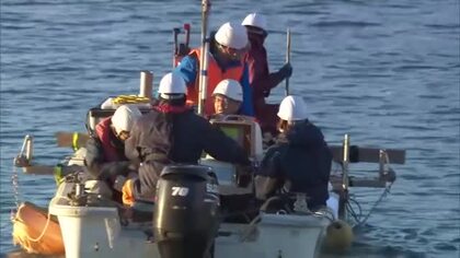 宮崎市役所近くの大淀川で実施中の不発弾の磁気探査　3月中旬まで延長される見込み