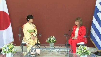 佳子さま「ヤーサス」ギリシャ語で気さくにあいさつ ギリシャ公式訪問