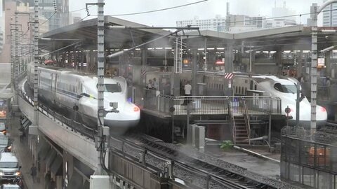 【速報】東海道新幹線　上りは新大阪ー名古屋間　下りは三島ー新大阪間で運転見合わせ　名古屋ー岐阜羽島間で1時間に70ミリの雨