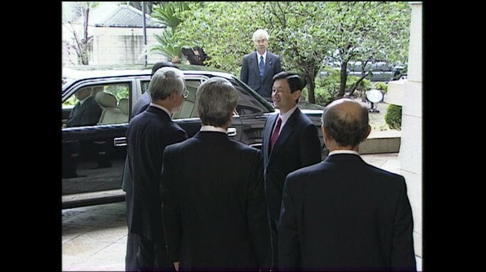 神戸市に到着された皇太子さま