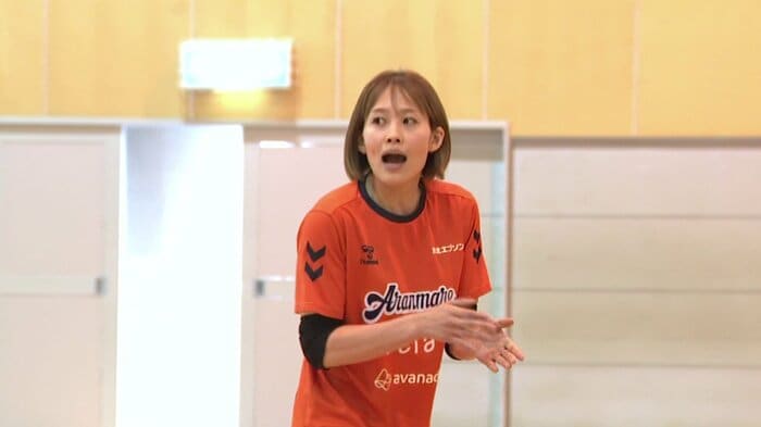 仲間たちを鼓舞する大元選手