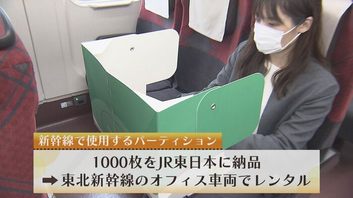 東北新幹線のオフィス車両でレンタル開始
