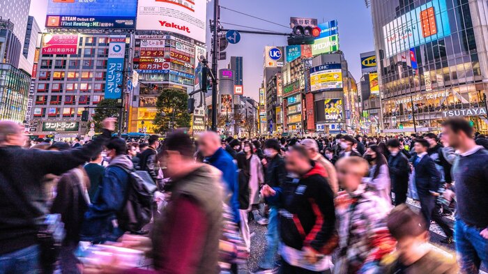 東京の観光地は外国人がいっぱい