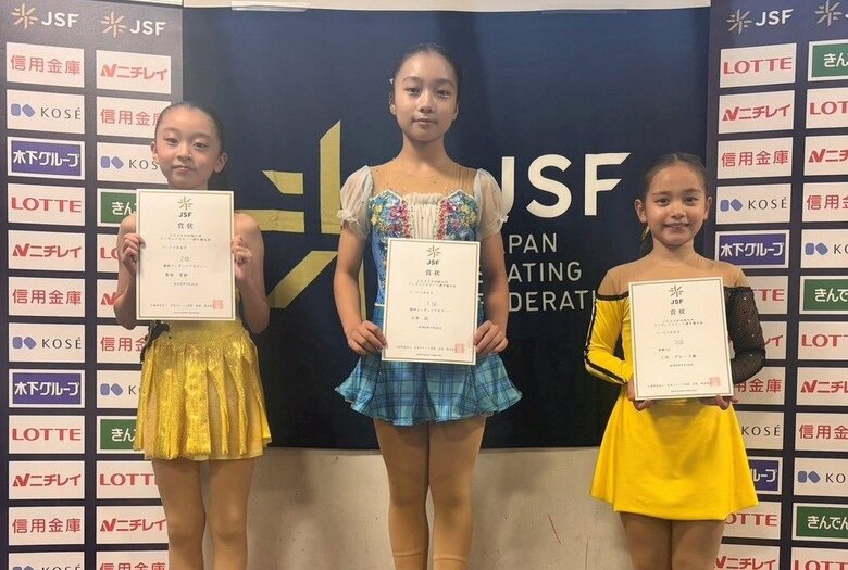 ノービスB女子表彰台（中四国九州選手権）
