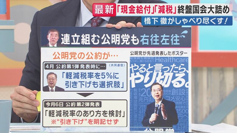 連立組む公明党も右往左往
