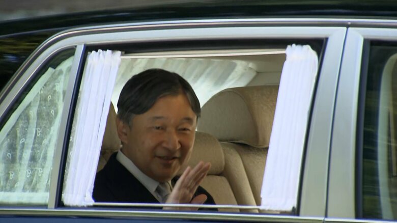 上皇ご夫妻のもとに向かわれた両陛下（10月20日午前）