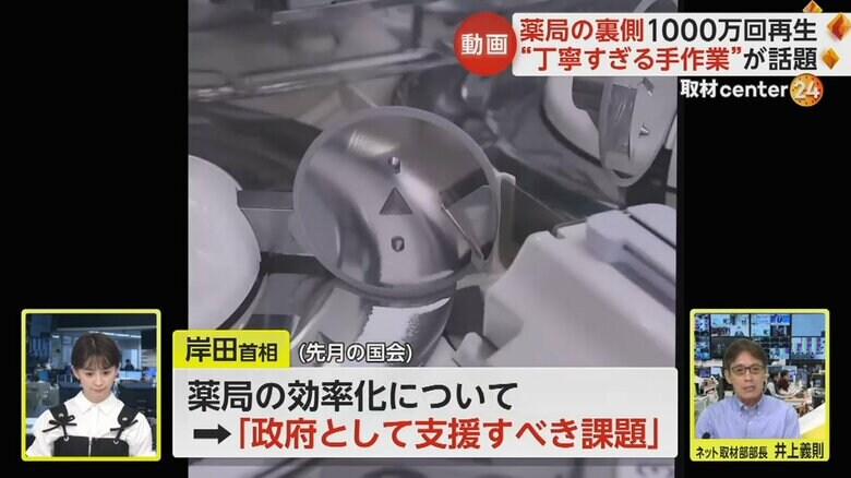 大手の薬局などで導入されている粉薬の調剤ロボット