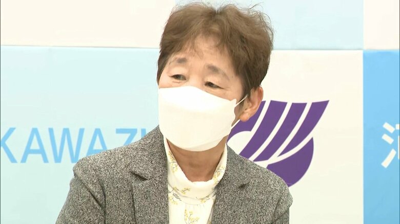 会見を開いた実行委・山田会長（1月30日）