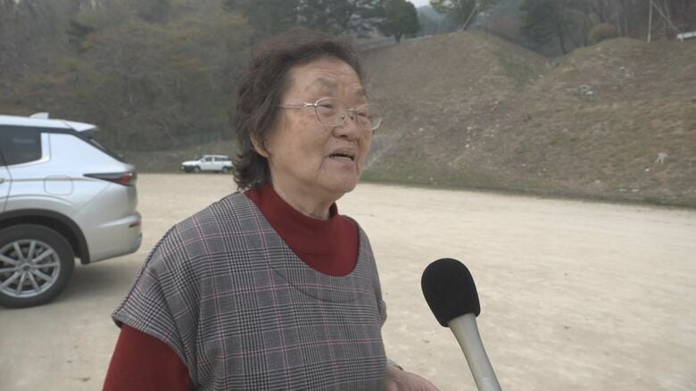 新設した避難所（山田町）に来た大槌町民