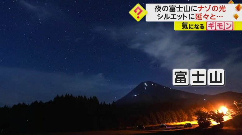 静岡県裾野市で撮影された、息をのむほどの満天の星空