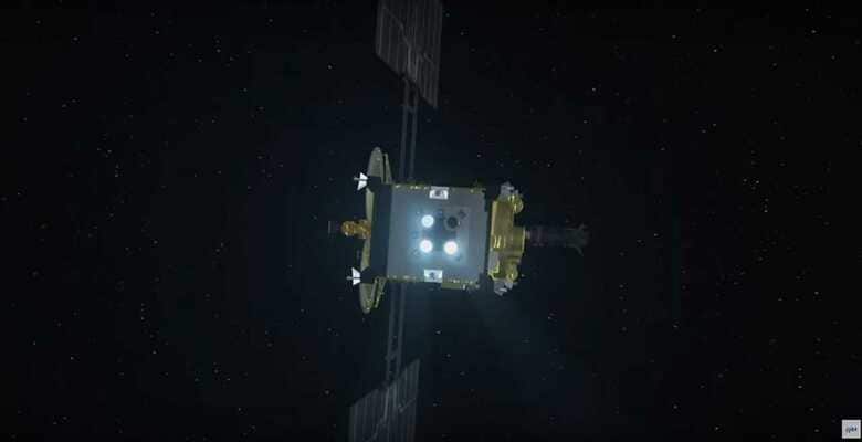 「イオンエンジン」を点火、地球帰還へ（提供：JAXA）