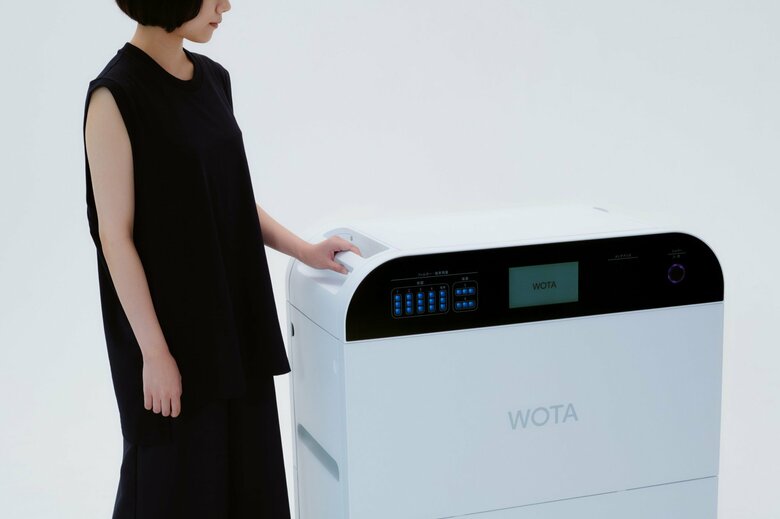 「WOTA BOX」も持ち運びができる