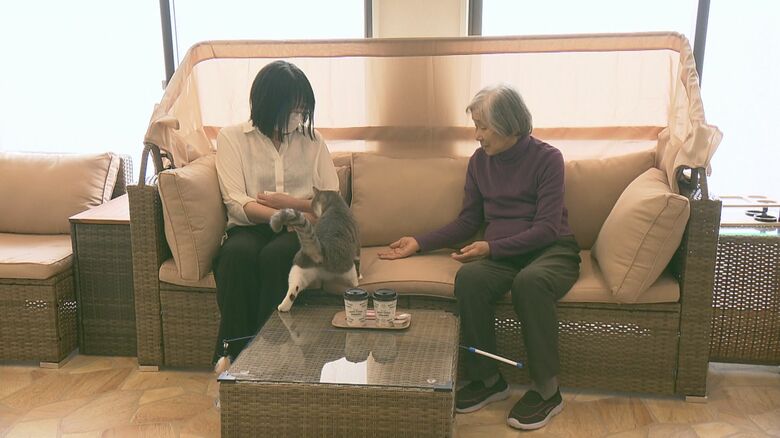 アニマルセラピーの役割も期待