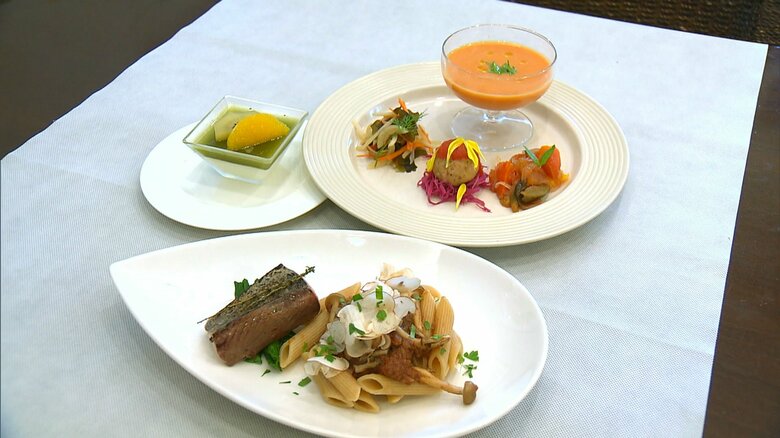 スマートミールのコース料理