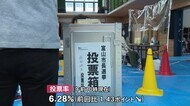 投票所では感染防止策も…富山市長選・市議選と砺波市議選投票始まる 前回と比べ投票率低く 午後8時まで
