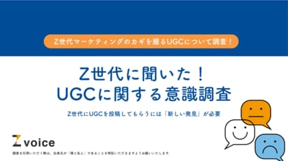 Z世代に口コミ・レビューを投稿してもらうには「新しい発見」が必要?500人にUGCに関する調査を実施