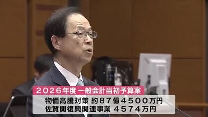 大分県議会　第1回定例会開会　物価高騰対策の関連費用など過去最高額の当初予算案提案　
