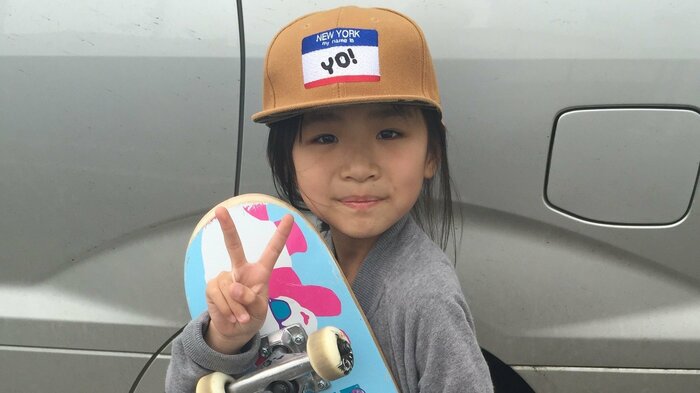スケボーを始めた頃の赤間選手