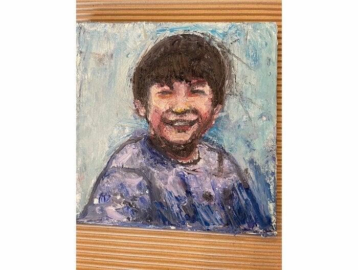 友達の似顔絵(提供:櫻井京太郎さん)