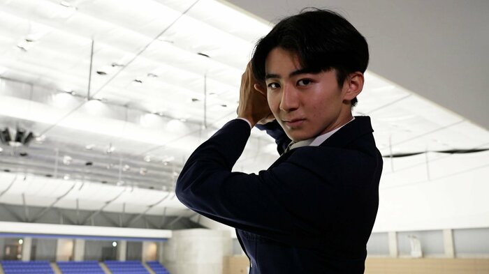 開会式後ポージングに応じてくれた中村俊介
