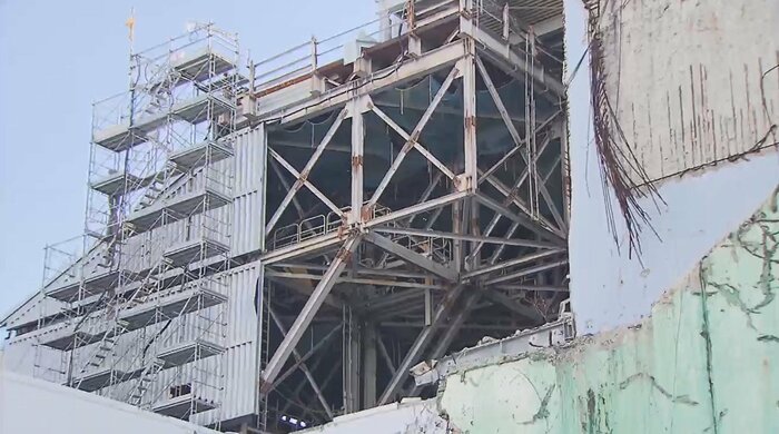原発事故から10年経った3号機建屋