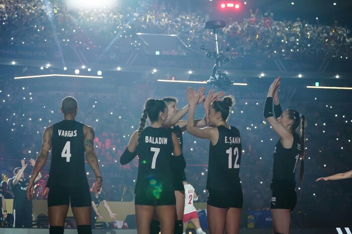 トルコと全勝対決(写真:©️FIVB)