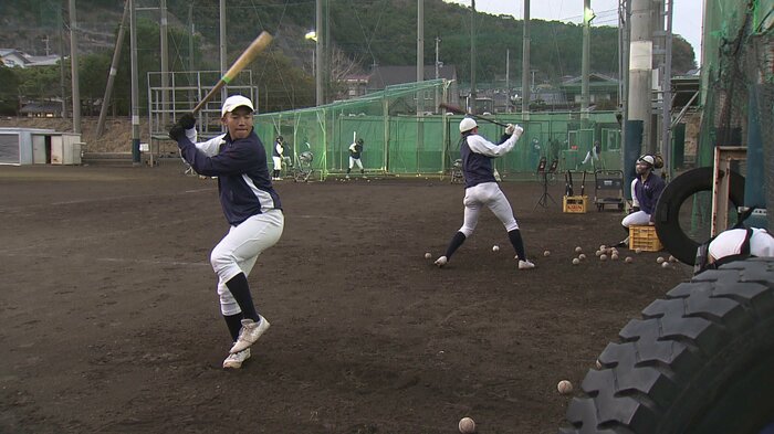 ボールを使った練習は1日1時間半ほど