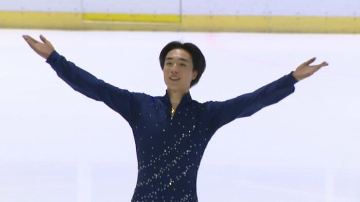 新プログラムで挑んだ田名部飛至也のショート（東北・北海道選手権）