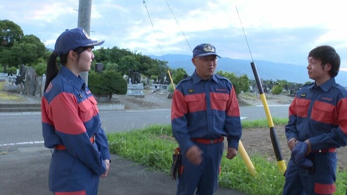 この日はポンプ車の点検などを行った