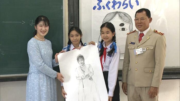 生徒からプレゼントされたデッサン画