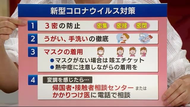 改めて・・・新型コロナウィルス感染「対策」