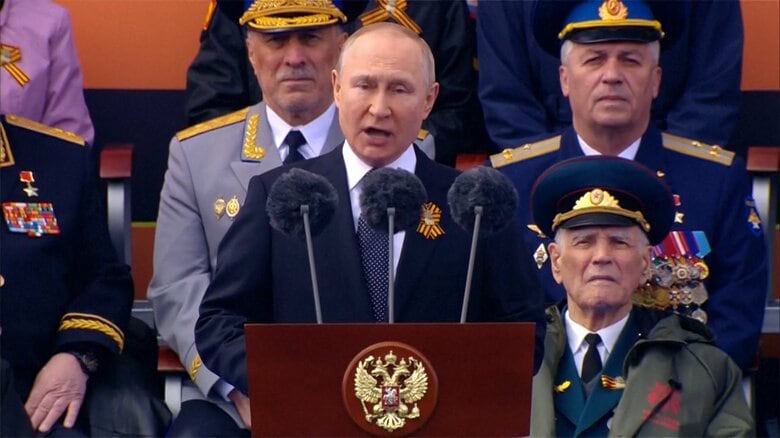 【速報】プーチン大統領「戦争宣言」せず　ウクライナ侵攻を正当化